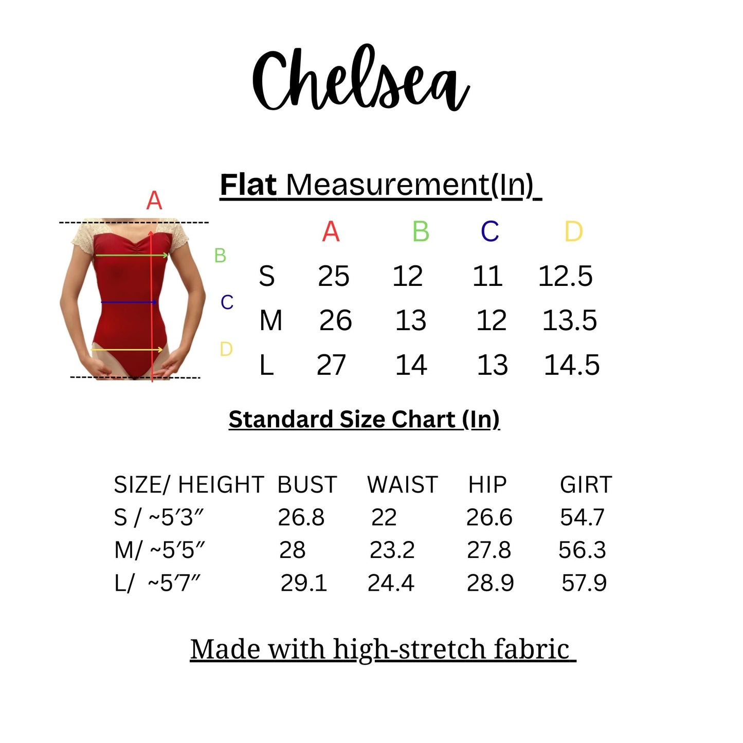 Chelsea Ballet Leotard – Tomato Red with Light Apricot Lace Classic Black with Black Lace| Premium Nylon Blend by L’étoile