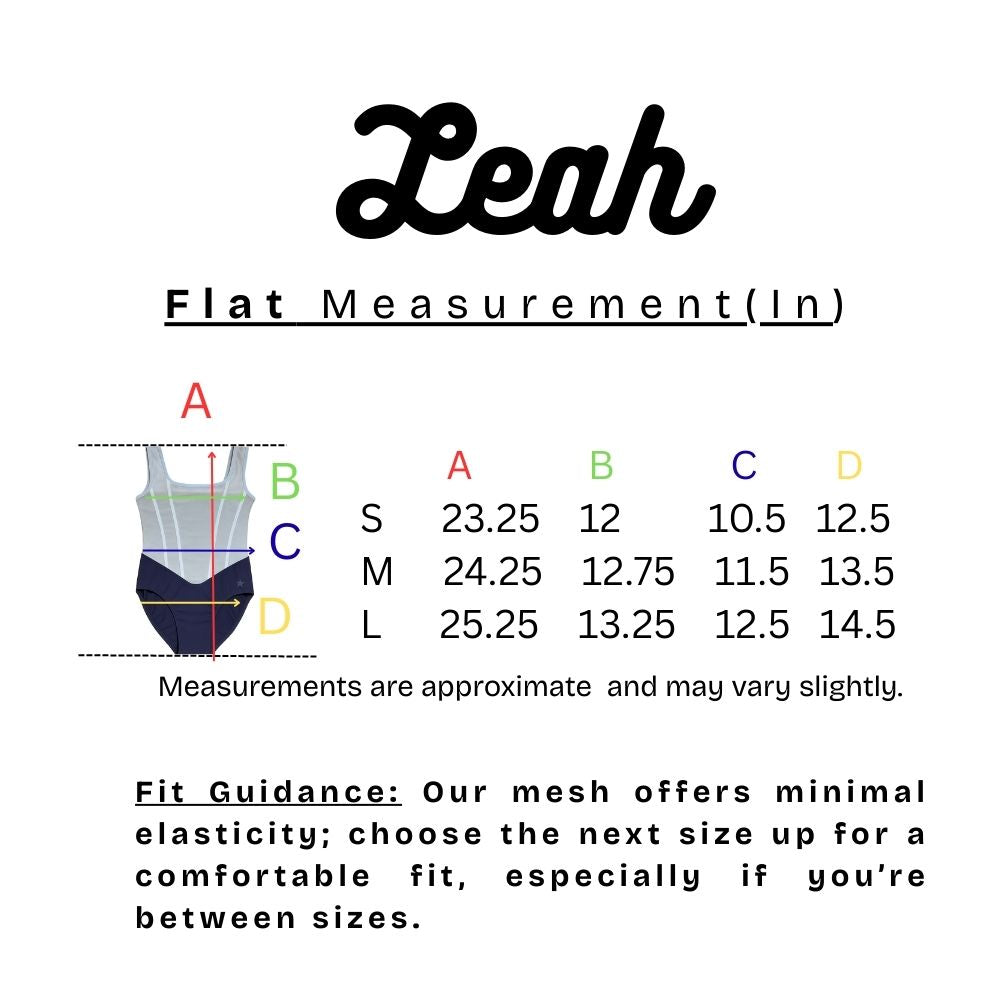 L’étoile Leah Leotard-High-Cut, Square Neck, Sculpting Line Detail