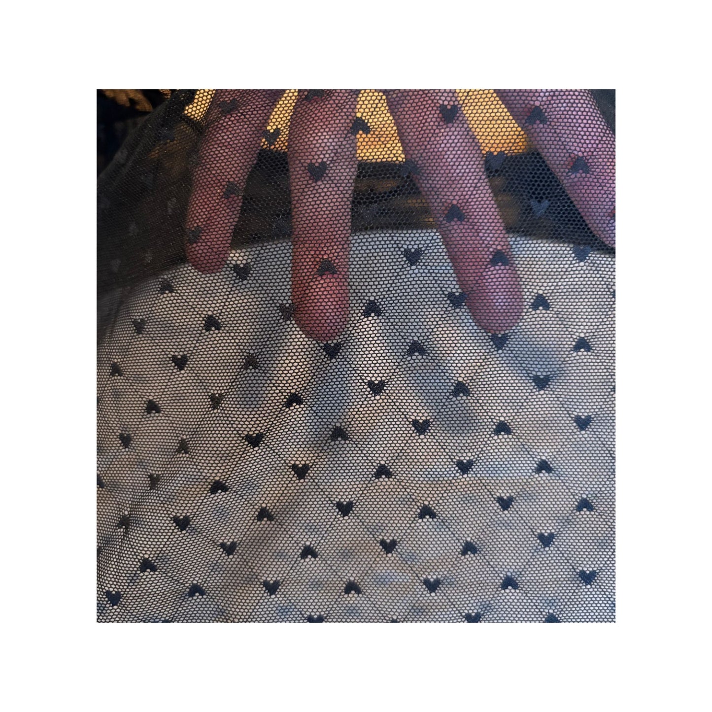 Sophia Ballet Leotard – Tiny Heart Pattern Mesh in Classic Black Purple White | Premium Dancewear by L’étoile