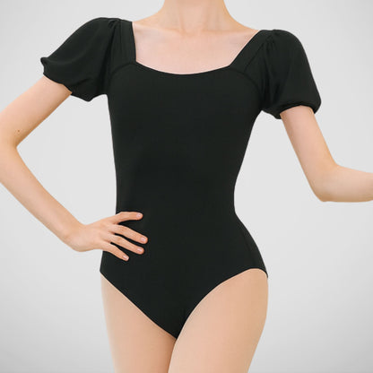 L’étoile Lulu Leotard- Black Puff Sleeve