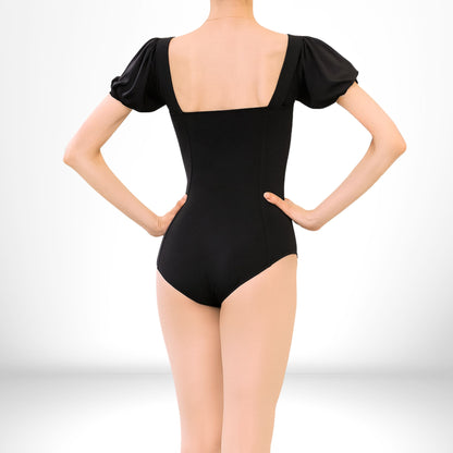 L’étoile Lulu Leotard- Black Puff Sleeve