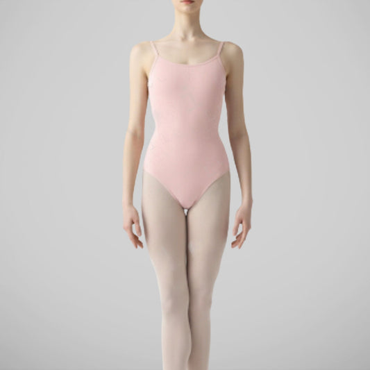 L’étoile Clara Ballet Leotard in Soft Blush with Delicate Lace Trim – Premium Dancewear