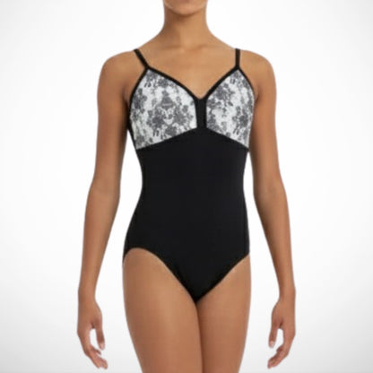 Model wearing Bella Toile De Jouy leotard  — limited pre-order piece with complimentary matching skirt.