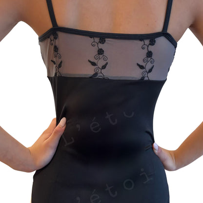 Tori Ballet Leotard – Black Camisole | Premium Dancewear by L’étoile