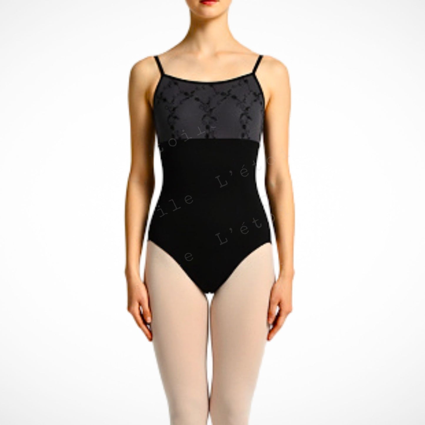 Tori Ballet Leotard – Black Camisole | Premium Dancewear by L’étoile