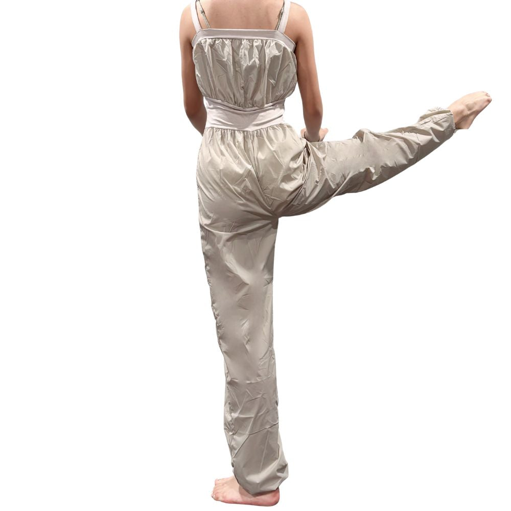 Air Pop Warm-Up – Lightweight Crinkle Jumpsuit for Dancers L’étoile