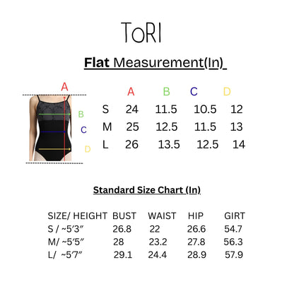 Tori Ballet Leotard – Black Camisole | Premium Dancewear by L’étoile